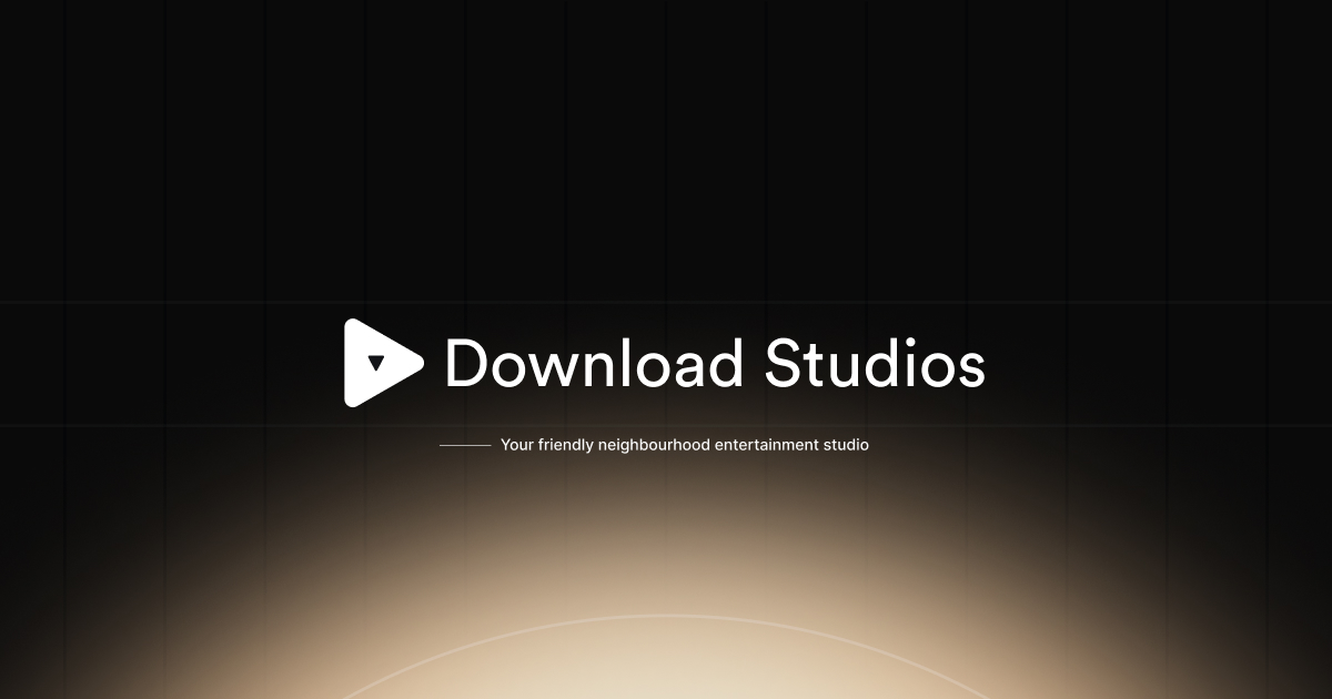 Download Studios event poster